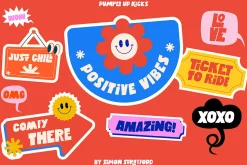 Display font Pumped up kicks