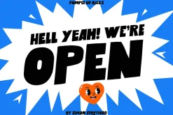Display font Pumped up kicks