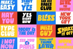 Display font Pumped up kicks