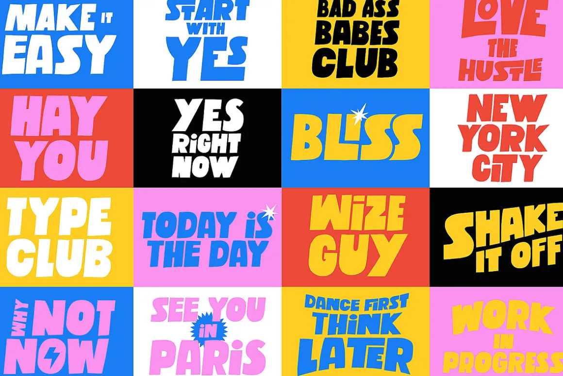 Display font Pumped up kicks