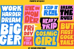 Display font Pumped up kicks