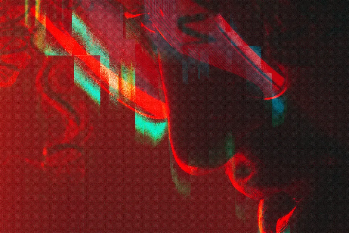 Distortion Glitch Photo Effects