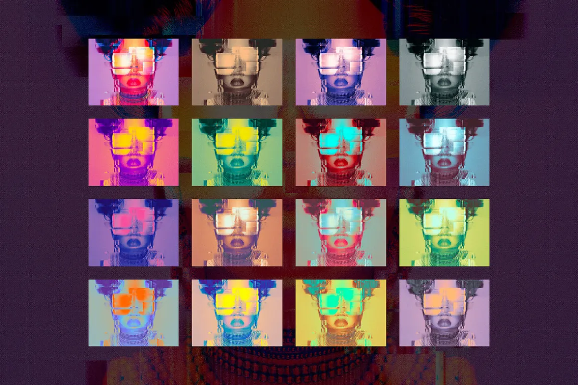 Distortion Glitch Photo Effects