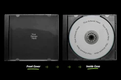 Distressed CD Jewel Case Mockup