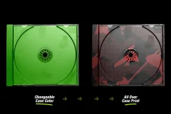 Distressed CD Jewel Case Mockup