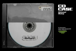 Distressed CD Jewel Case Mockup