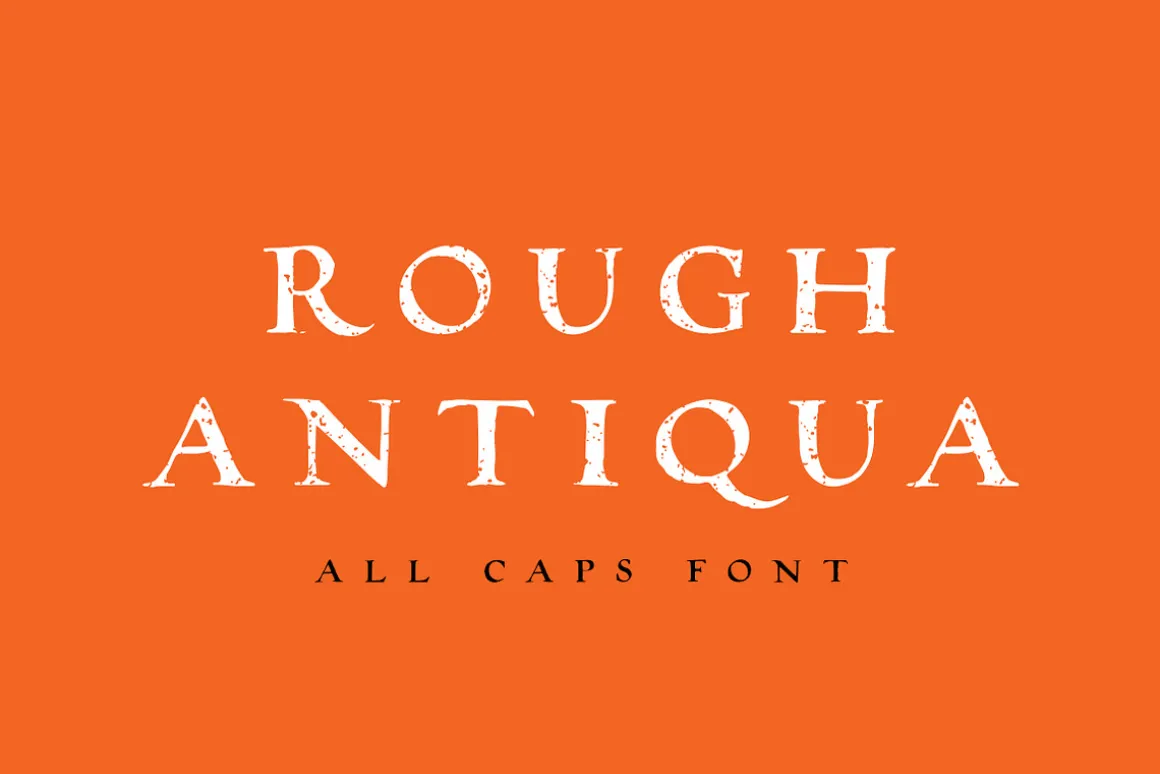 Distressed Serif Rough Antiqua