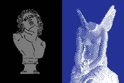 144 Dithering Bitmap Vector Shapes