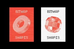 144 Dithering Bitmap Vector Shapes