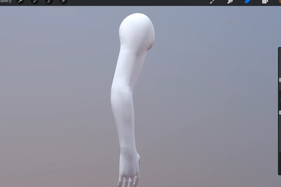 3D Object Arm Model Tattoo Realistic