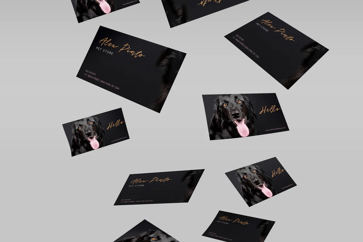 Dog animal lovers care business card