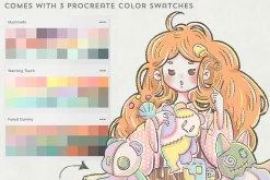 DolliBox Kawaii procreate brushes