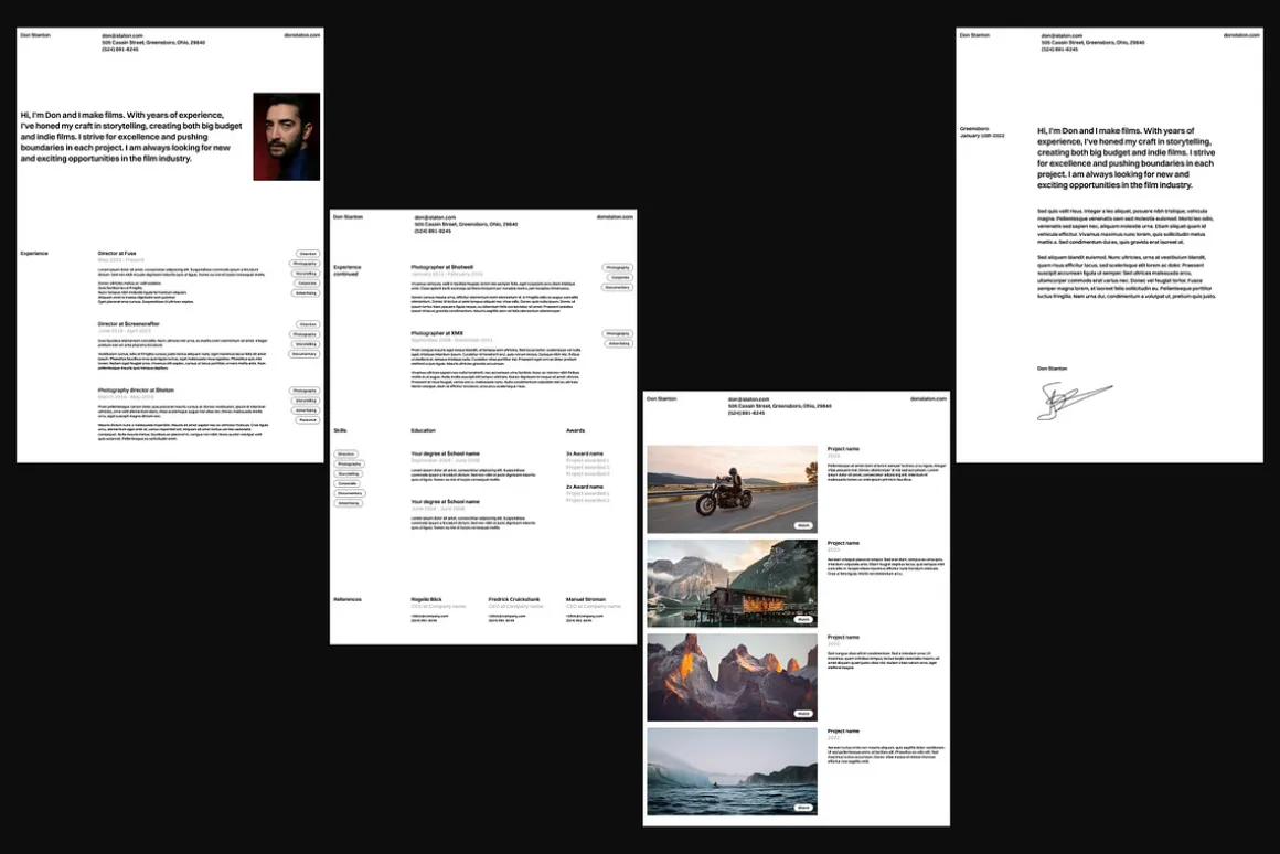 Don | CV / Resume template