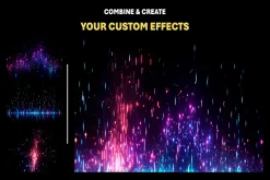 250+ Dots Neon Light Overlay Effects