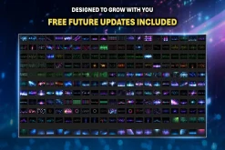 250+ Dots Neon Light Overlay Effects