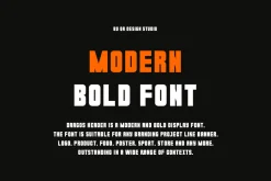 Dragos Header - Sans Serif & Thick