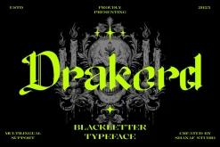 Drakord Blackletter Font