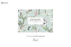 Draped Fabric & Thread Cards Mockup