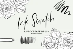 10 Drawing Ink Procreate Brushes