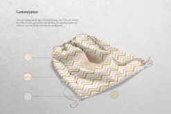 Drawstring Backpack Mockup