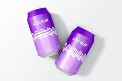 Drink Cans Mockup Template Set