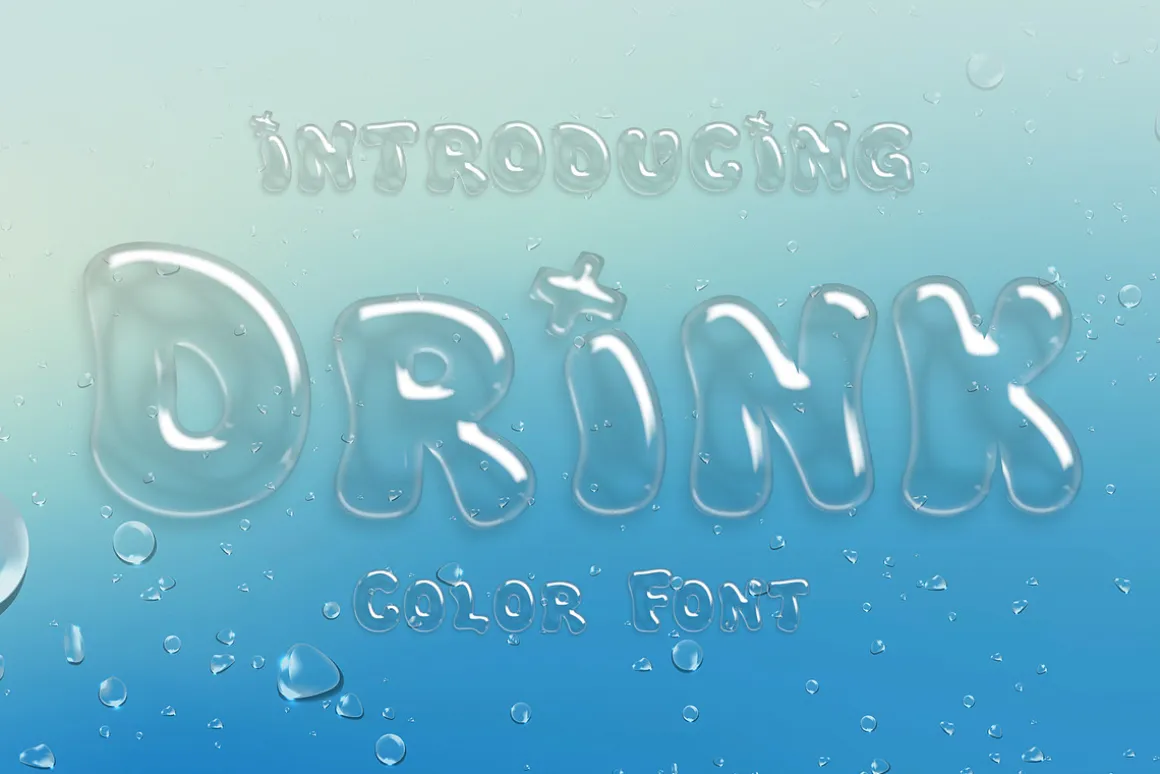 Drink Bitmap Font
