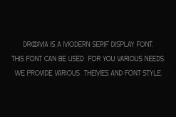 Drooma - Thin Sans Font