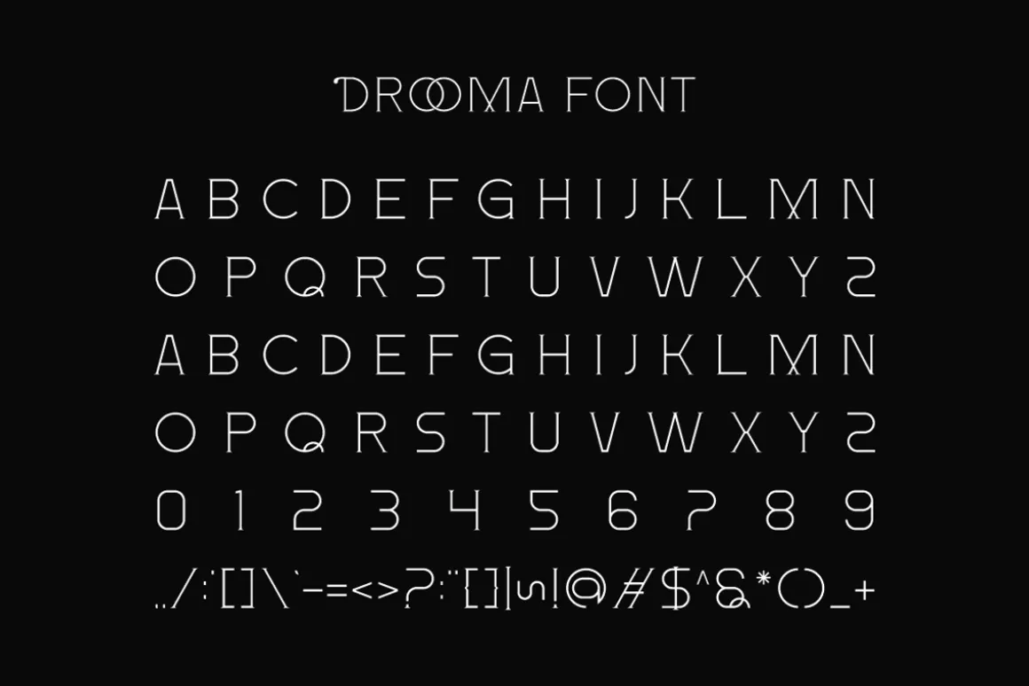 Drooma - Thin Sans Font