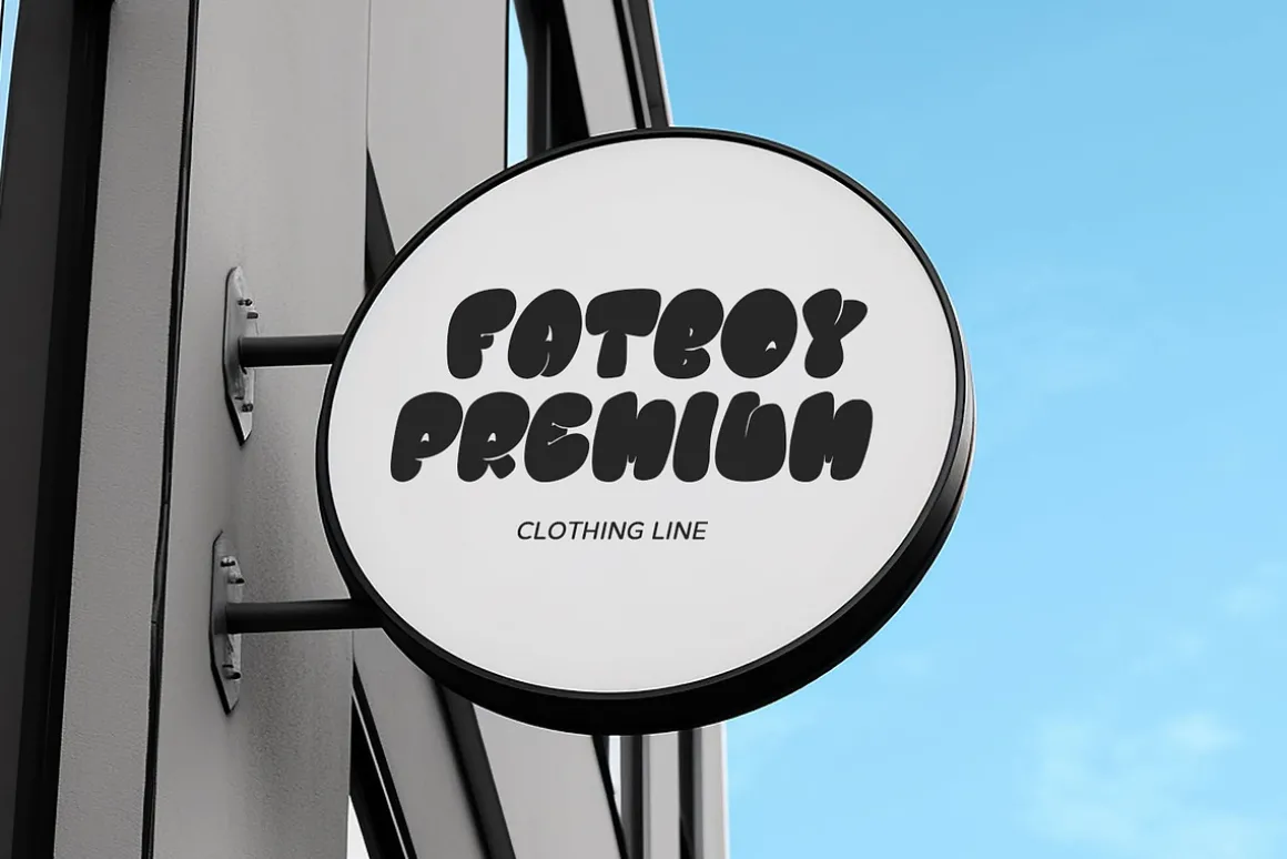Dropdrips Bubble Display Font