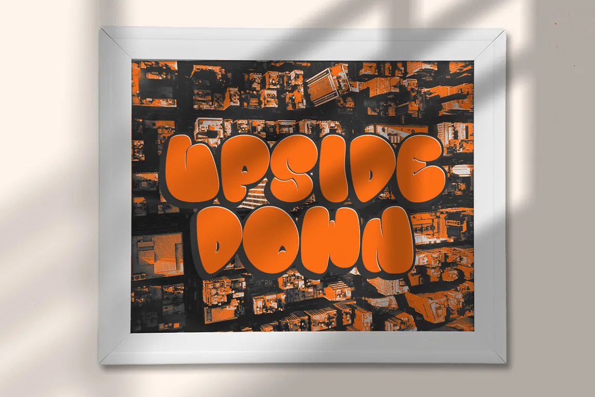 Dropdrips Bubble Display Font