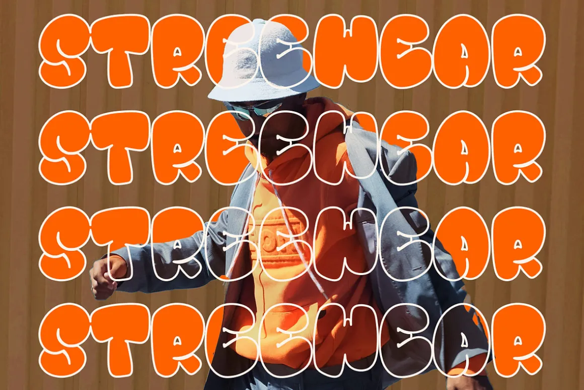 Dropdrips Bubble Display Font