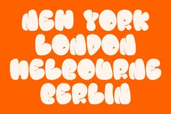 Dropdrips Bubble Display Font