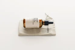 Dropper Bottle & Burlap Sack Mockup