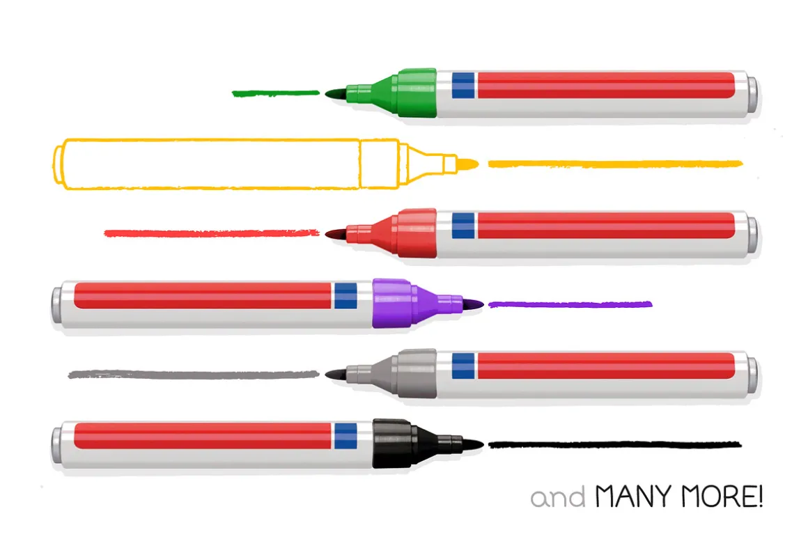 Dry Marker Brushes BUNDLE!