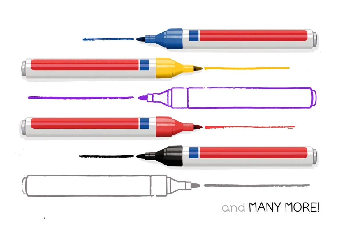 Dry Marker Brushes BUNDLE!