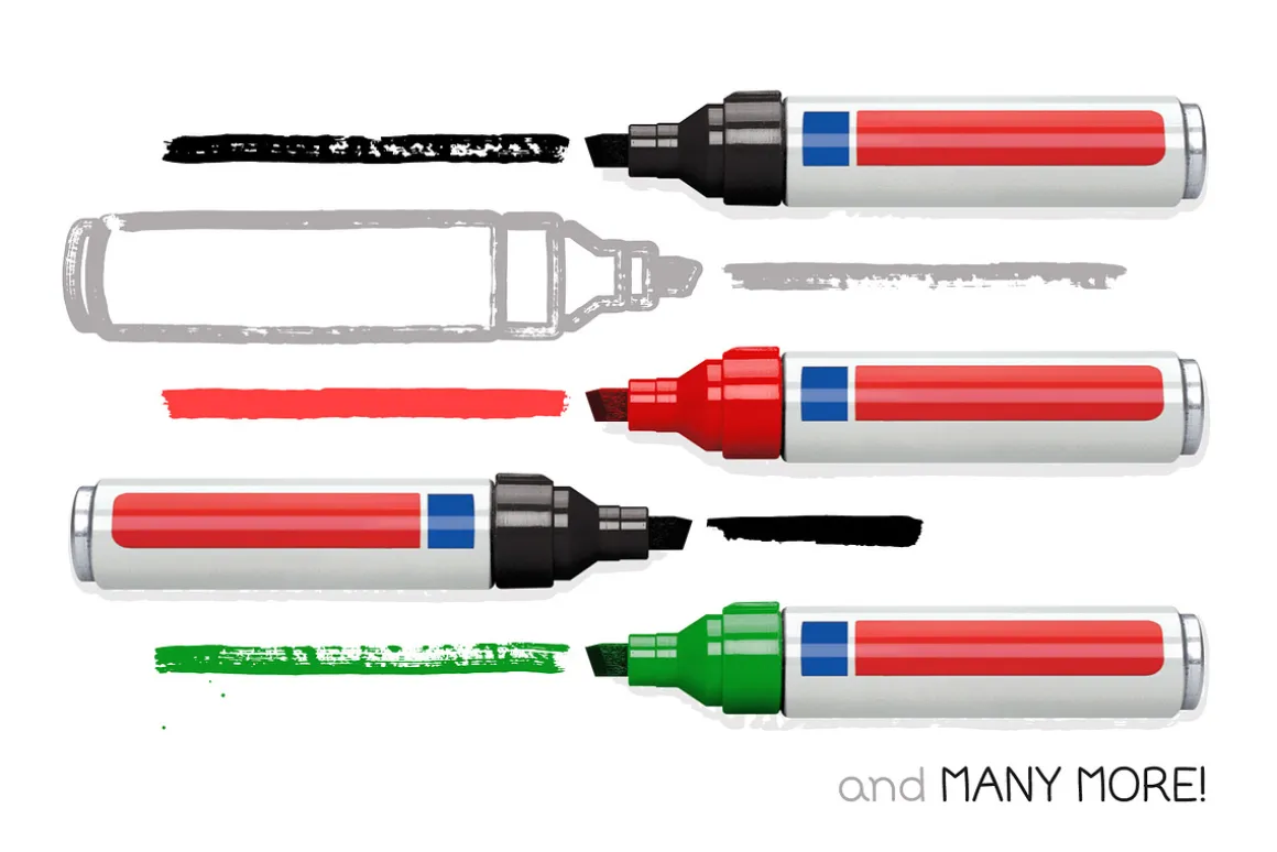 Dry Marker Brushes BUNDLE!