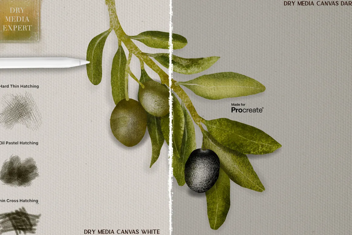 Dry Media Expert for Procreate