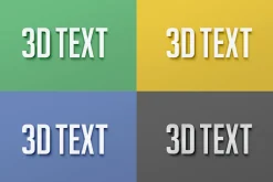 3D Text Effects
