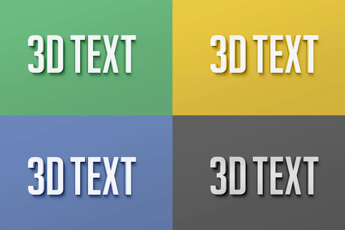 3D Text Effects
