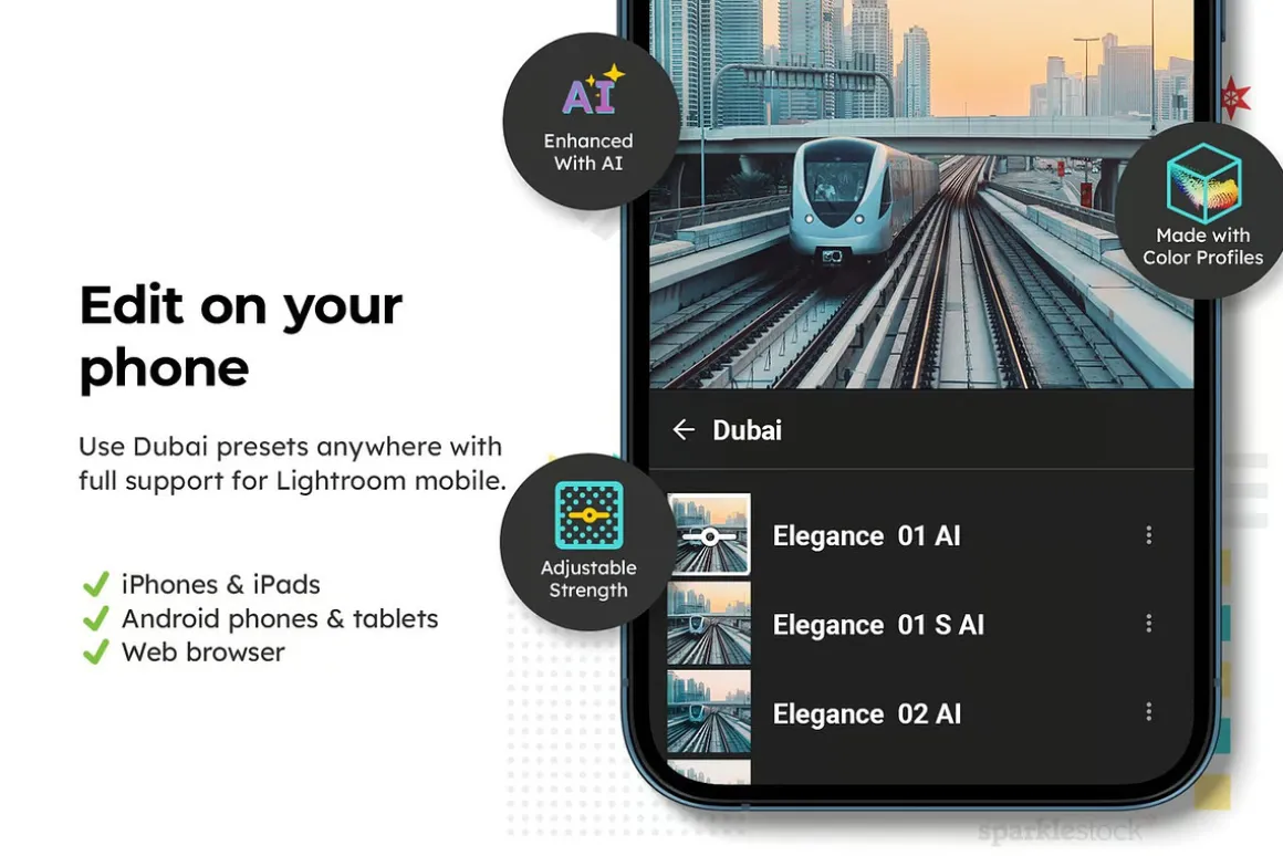 20 Dubai Lightroom Presets and LUTs