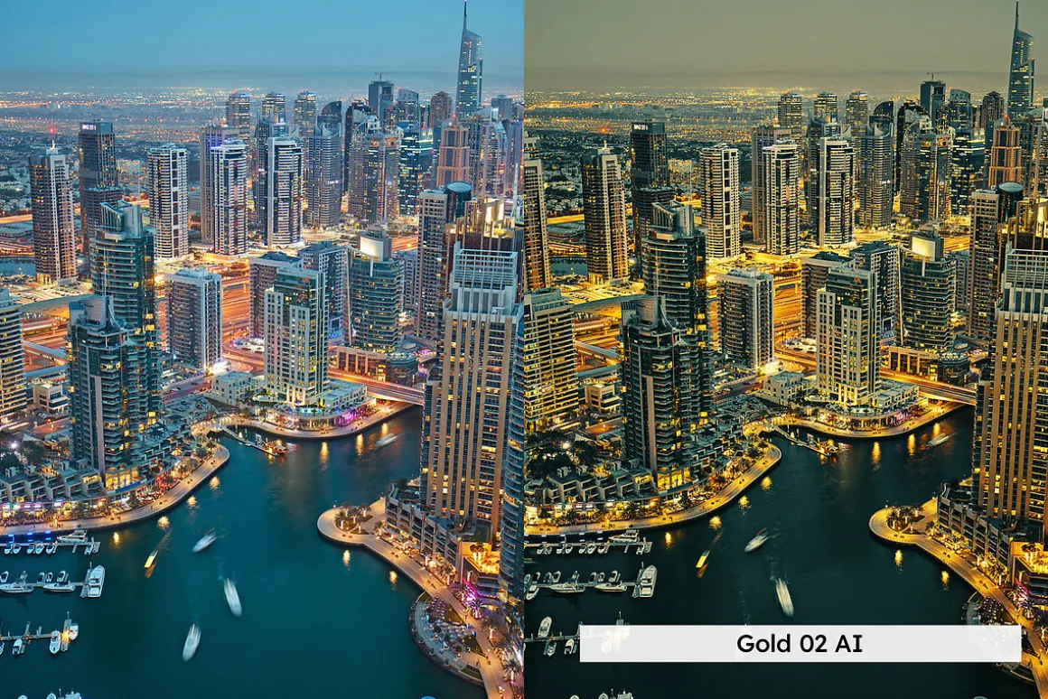 20 Dubai Lightroom Presets LUTs