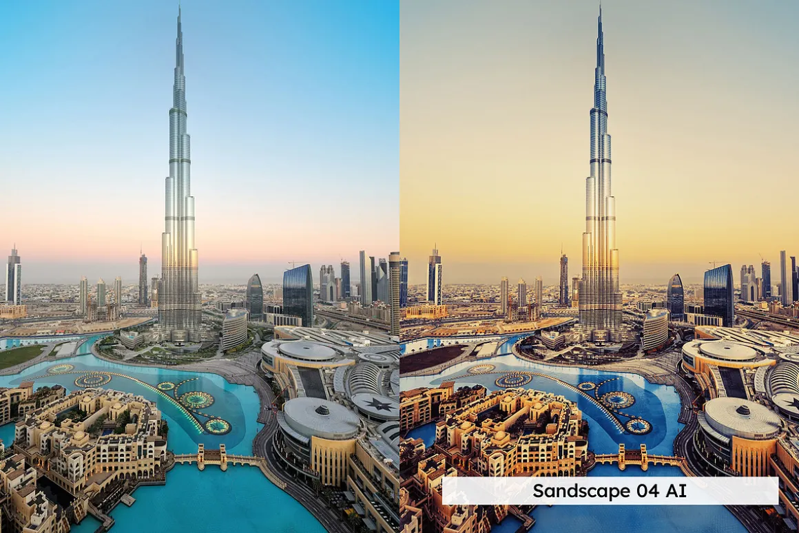 20 Dubai Lightroom Presets LUTs