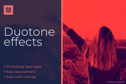 Duotone effect - Photoshop effect