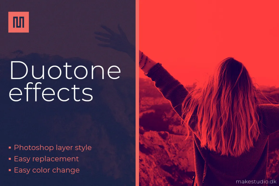 Duotone effect - Photoshop effect