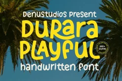 Durara Playful | Handwritten Font