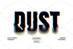 Dust Text Effect