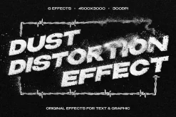 Dust Distortion Text & Logo Effect