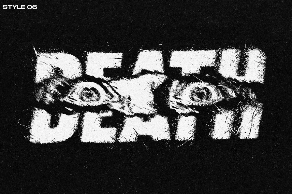 Dust Distortion Text & Logo Effect