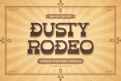 Dusty Rodeo - Vintage Western Font