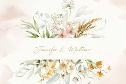 Dutch - Watercolor Floral Alphabet